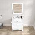 thumbnail image 4 of Blossom Geneva 30" Bathroom Vanity | Matte White | Marble Top | Undermount Sink | Solid Wood Frame, 4 of 9