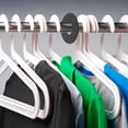 thumbnail image 6 of WEUVEB 20Pcs Lightweight Black Plastic Closet Size Dividers for Home Clothing Organization, 6 of 8