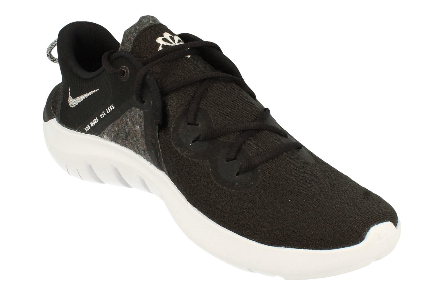 Nike Men\'s Flex 2021 RN Running Shoes Black White Smoke Grey Sizes NIB Nike Flex Run Black, White for Sale | Authenticity  main image 3