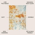 thumbnail image 4 of JONATHAN Y CONTEMPORARY POP 8 x 10 Area Rug, Sunset Abstract - Orange/Multi, CTP114B-8, 4 of 10