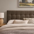 thumbnail image 5 of Emily Fabric Upholstered Full Size Headboard in Mocha, 5 of 8