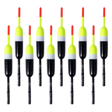 New Arrivals 10 Pcs Fishing Bobbers Floats Crappie