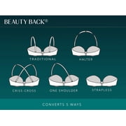 Vanity Fair Lingerie Women's Beauty Back Smoothing Underwire Strapless Bra, Style 74380