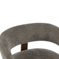 thumbnail image 6 of Christopher Knight Home 31.5" Modern Upholstered Accent Armchair with Curved Wood Legs, Brown, 6 of 11
