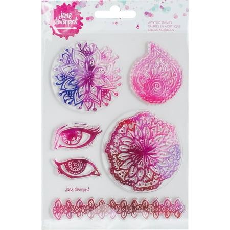Acrylic Stamps - Jane Davenport Mixed Media 2 Acrylic Stamps 4.5