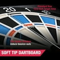 thumbnail image 3 of Elmhurst Electronic Dartboard Cabinet with Digital X/O Cricket Scorekeeping, Soft Tip Darts, by MD Sports, 3 of 7