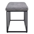 thumbnail image 3 of Tufted Extra-Long Entryway Bench, 51" Bedroom Benches Upholstered Dining Benches, Fabric End of Bed Bench for Bedroom Dining Room Living Room Entryway, Gray, 3 of 5