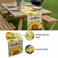 thumbnail image 5 of Sunflowers Table Runner - 60 Inch Long, Kitchen Dining Table Runner Dresser Scarves, Yellow Plaid Sunshine Vintage Country Bee Farmhouse Decor for Coffee Tables Wedding Party Banquet, 5 of 8