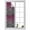 Multicolor, variant on Pink Gray Ombre Leopard Window Privacy Film, Modern Abstract Art Aesthetics Static Cling UV Sun Blocking Heat Control Window Tint, Non-Adhesive One Way Windows Privacy Cover 17.7''x39.3''
