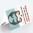 thumbnail image 3 of Tarjeta de cumpleaños Mcduldul Happy Otter para marido, 8 x 5,3 pulgadas, 3 of 6