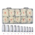 thumbnail image 3 of VONKY 500Pcs/Box Fake Nails Natural Color French Type False Nail Tips Art Beauty Salon Accessories, 3 of 9