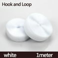 thumbnail image 1 of Sewing Touch Fastener Strap Reusable Magic Nylon Fabric Strip Non-Adhesive Hook and Loop Fastener Tape for DIY Craft Accessories White 1meter 25mm Wide, 1 of 6