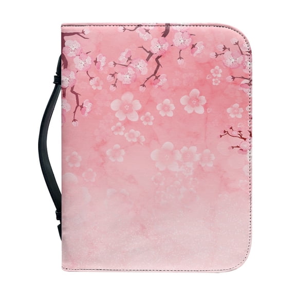 HELLHERO Salamander Cherry Blossom Pattern Church Bible Bag for Women, Large Capacity Bible Covers with Protective for Outdoor Study Christian Prayer Bible Study