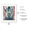 thumbnail image 2 of Fritz Lang Metropolis - Vintage French Film Movie Poster c.1927 - Fine Art Rolled Canvas Print (Unframed) 16in x 20in, 2 of 4
