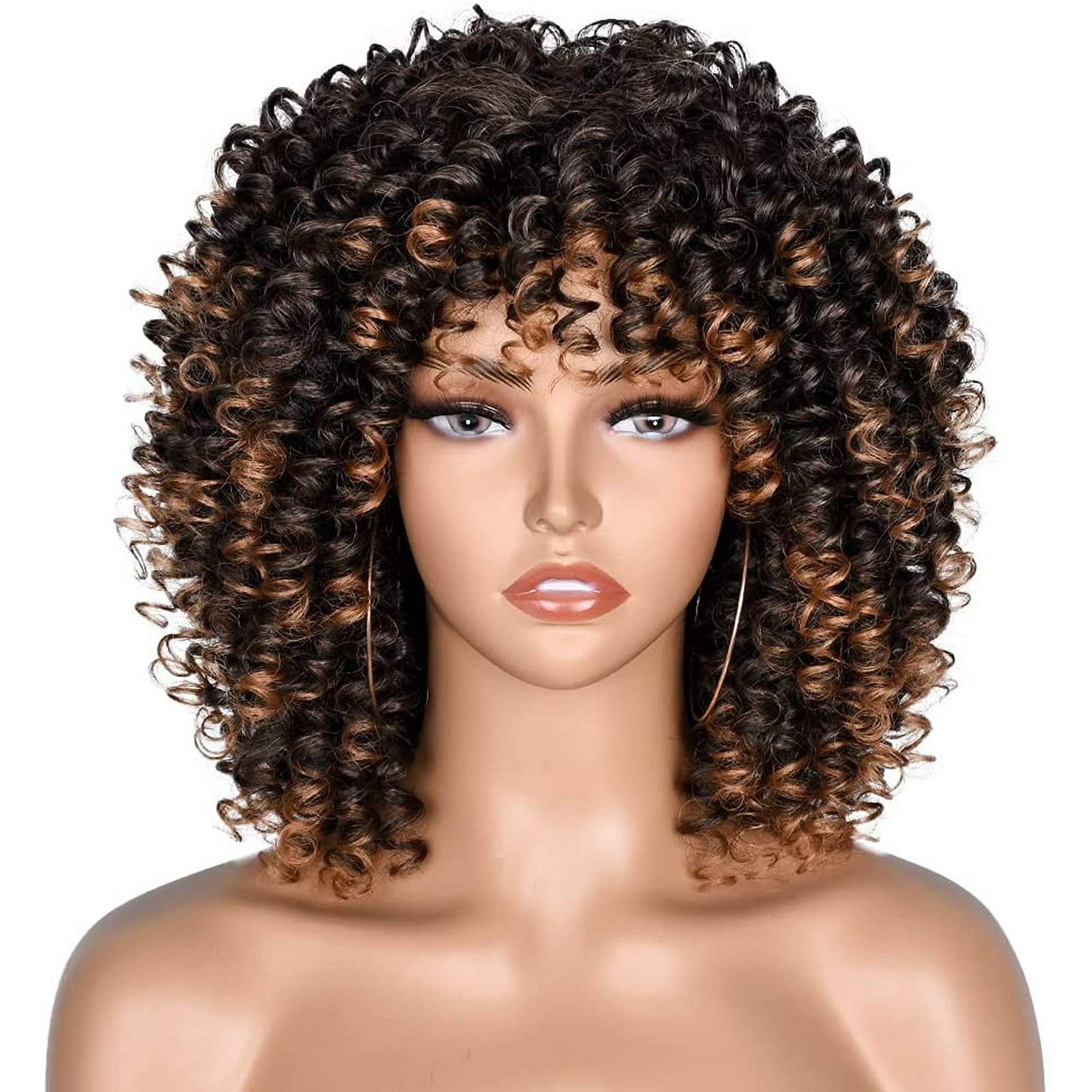Black Wigs For Women Prettiest Afro Curly Wig Black With Warm Brown Highlights Wig With Bangs For Black Women Natural Looking For Daily Wear 8712356 2022 – | Curly Wigs Afro Curly Black Wigs For Women Prettiest Afro Curly Wig Black With Warm Brown Highlights Wig With Bangs For Black Women Natural Looking For Daily Wear 8712356 2022 – | Curly Wigs Afro Curly