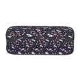 thumbnail image 5 of Uemuo Retro Rabbit Flower Printed Large Pencil Case, Big Capacity Pencil Pouch Stationery Pen Bag, Storage High Capacity Bag Pouch Holder Box Organizer, Marker Pen Case, 5 of 9