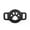 Black, variant on SENHAWK Paw Print AirTag Dog Collar Holder, Lightweight Silicone Dual Ear Anti-Lost Shockproof Waterproof Case, Multiple Colors, Compatible with Apple AirTag, GPS Tracker Cover for Pet Cat Backpack