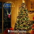 thumbnail image 4 of Yhuaoa Christmas Decorations Santa Claus Parachute Lights Christmas Balcony Lights Christmas Lights For Balcony Santa Climbing Rooftop Christmas Decorations Santa Lights(Battery box remote control), 4 of 7