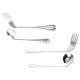 thumbnail image 5 of FELTECHELECTR 1 juego de cuchara angular y tenedor ergonómico para personas con discapacidad, utensilio de alimentación, vajilla auxiliar., 5 of 5