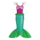 thumbnail image 5 of Vestido De Princesa Sirena Con Collares Y Pulseras, Vestidos De Princesa Sirenita Para Niñas Disfraz De Sirena Vestido De Fiesta De Cumpleaños, 5 of 5