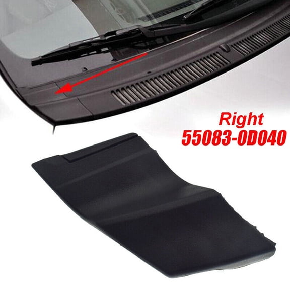 Left Right Car Front Windshield Wrap Corner Trim Wiper Cowl Cover For Toyota For Yaris 2006-10 55083-0D040 55084-0D010