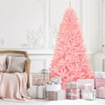 thumbnail image 5 of Artificial Christmas Tree Premium Hinged Spruce Tree 7.5 Foot - Pink, 5 of 5