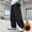 Black, variant on Rvasteizo Boys Fleece Wide Leg Pants Fall Winter Warm Straight Leg 4-13Y Kids Bottoms 12 Years