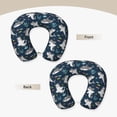 thumbnail image 5 of Zufioo Friendly Sharks for Memory Foam U-shaped Pillow, Buckle and Invisible Zipper Neck Head Support Airplane Pillow for Travel Car Home-One Size, 5 of 8