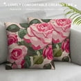 thumbnail image 3 of Creowell Happy Mother’s Day Pillow Covers Spring Colorful Flowers Leaves with Best Mommy Ever Sweet Heart Farmhouse Decorative Cushion Cover Mom Grandma Gifts 22x22in, 3 of 5