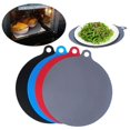 thumbnail image 3 of 5 Pack Electric Induction Hob Protector Mat Anti-Slip Mat Silicone Pad Scratch Protector Cover Heat Insulated Mat, Black, 3 of 5