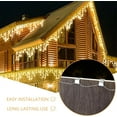 thumbnail image 4 of 100 PCS Hanging Outdoor Lights Clips,Holiday Lights Roof Hooks,Xmas Light Gutter Hangers,Gutter Hooks for Kitchen,Bathroom,Garden, 4 of 6