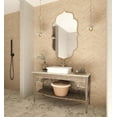 thumbnail image 6 of Riva Flower Elegant Bathroom and Bedroom Asymmetrical Mirror, 6 of 11