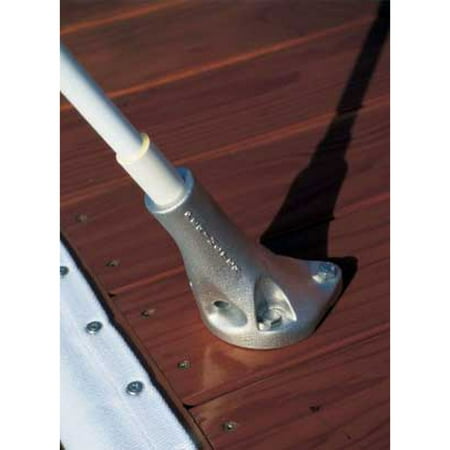 UPC: 0040011489616 | Taylor Made MW080 Mooring Whip with Fixed Angle Base – 8 (Boats Up to 20 / 2500 lbs.)
