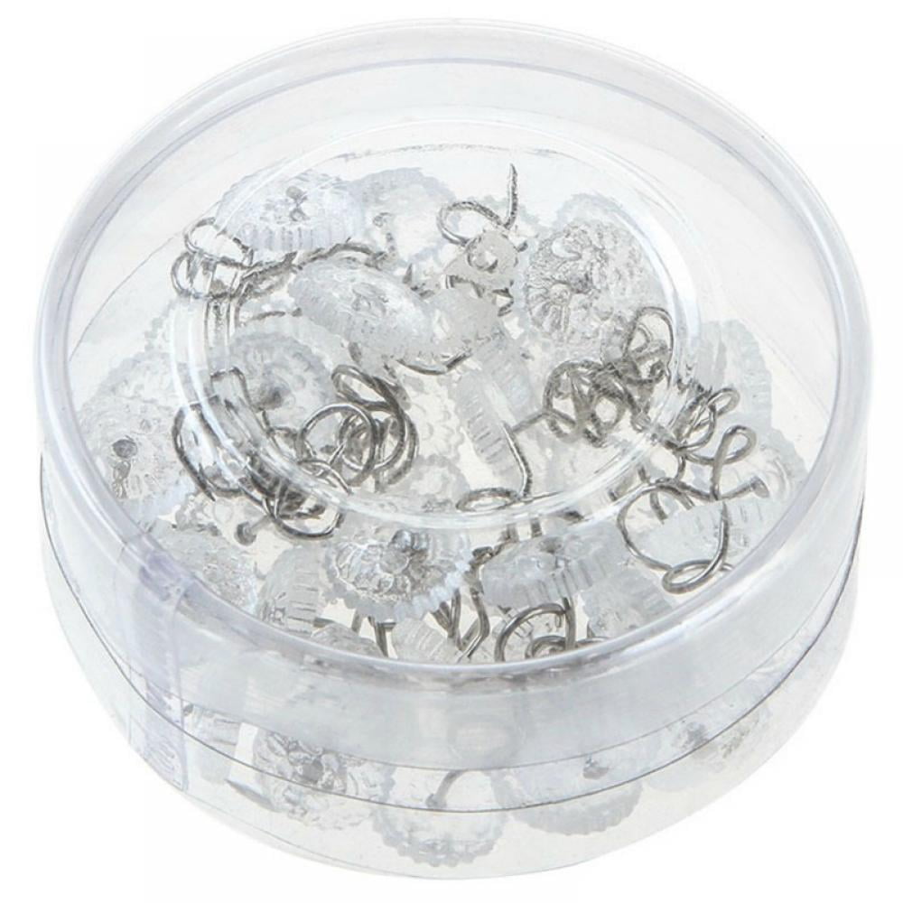 Jolly Household Sheet Dust Ruffle Pins, Non-Slip, Bed Skirt Pins, Clear  Heads Twist Pins, for Upholstery, Slipcovers and Bedskirts, Bedskirt Pins 