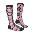 thumbnail image 3 of Haiem Rose Flowers Socks, Funny Novelty Crazy Design Cotton Socks Sports Socks Knee High Socks For Men, Women,1Pairs - Gift For Working Friends, 3 of 9
