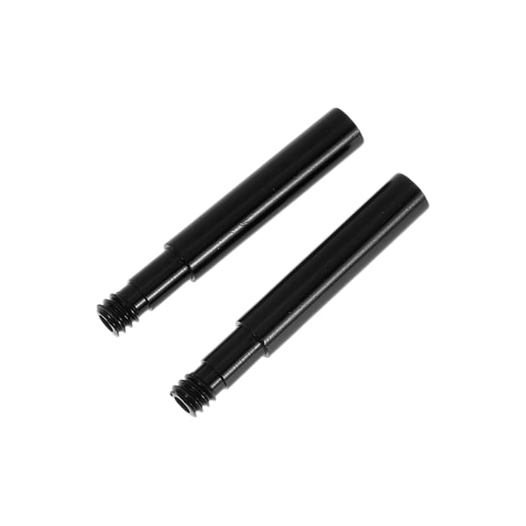 2Pcs 40mm Tire Valve Extension Durable Aluminum Alloy 180 Degree Tyre Valve Stem Extender for Car Motorcycle RV Truck Bike