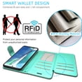 thumbnail image 5 of CoverON Samsung Galaxy Note 20 Wallet Case, RFID Blocking Vegan Leather 6x Card Slot Holder Cover Flip Folio Phone Pouch, Almond Blossom Art, 5 of 7