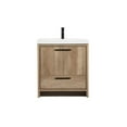 thumbnail image 3 of 30 inch single bathroom vanity in natural oak, 3 of 8