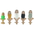 thumbnail image 1 of 5 piezas de barbas postizas, bigotes, barbas de Halloween para adultos y niños, 1 of 5
