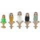 thumbnail image 1 of 5 piezas de barbas falsas, bigotes, Navidad, Halloween, barba, niño adulto, 1 of 5