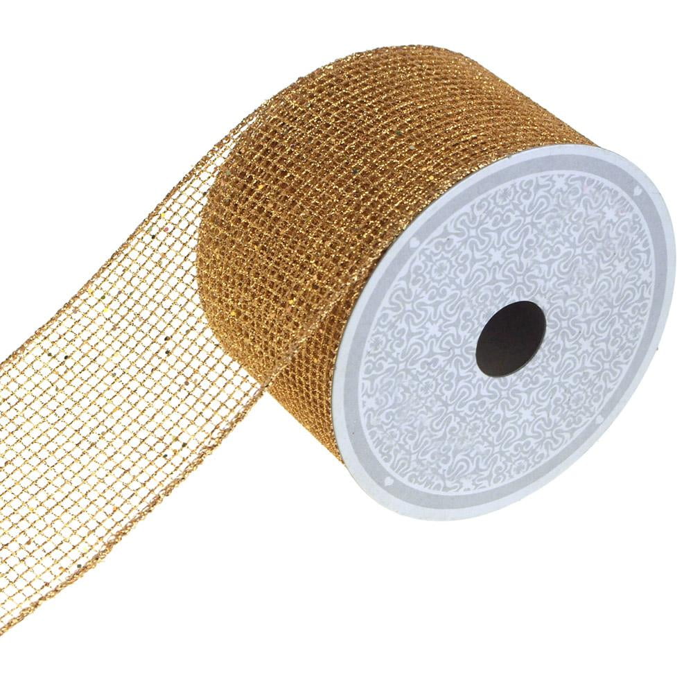 Glitter Netting Mesh Ribbon 10 Yards 2-1/2-Inch 