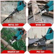ONEVAN Reciprocating Saw Cordless, Brushless Electric Reciprocating Saw with Battery and Charge, Battery Powered Saw for Wood, Metal, PVC Cuting