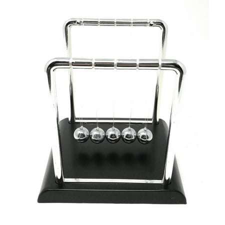 Half Price Toy - THY COLLECTIBLES Newtons Cradle Balance Balls 5 1/2 inch Desk Top Decoration Kinetic Motion Toy For Home And Office (Large 7.25