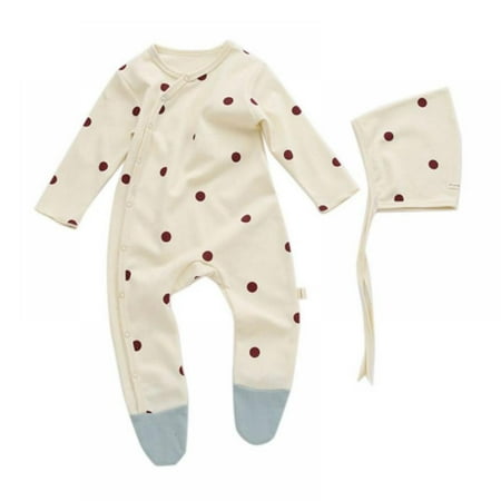 

BULLPIANO 0-24Months Boys Girl s Super Natural Cotton Footed Stretchie One Piece Sleepwear Baby and Toddler