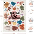 thumbnail image 5 of Therapist Gifts Blanket,Respiratory Physical Speech Massage Occupational Mental Health Therapist Gifts,Birthday Christmas Appreciation Thank You Gifts for Therapist,Therapist Throw Blanket 50x60, 5 of 6