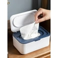 thumbnail image 2 of Everso Wipe Dispenser Baby Toallitas Holder Contenedor Wipe Recargable Mantiene Toallitas Toallitas de Papel Higiénico Fresco a Prueba de Polvo con Tapas para el Dormitorio Del Hogar, 2 of 9