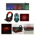 thumbnail image 3 of OUNONA Wired USB Computer Accessory Set with Keyboard, Mouse, Headset, and Mousepad for Desktop PC and Laptop Use, 3 of 7