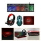 thumbnail image 3 of 1 Configure el teclado del teclado del mouse Auriculares y Mousepad USB Accesorio de computadora con cable, 3 of 5