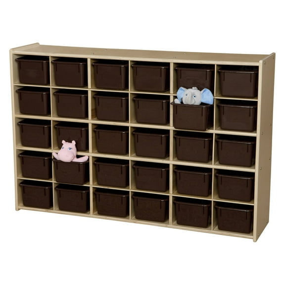Wood Designs Contender Baltic Birch 30 Cubby Single Storage Unit