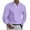 Purple, variant on Men's Casual V-Neck Long Sleeve Tee Shirt Soft Comfortable Lightweight Top Blouse for Spring Winter Seasons